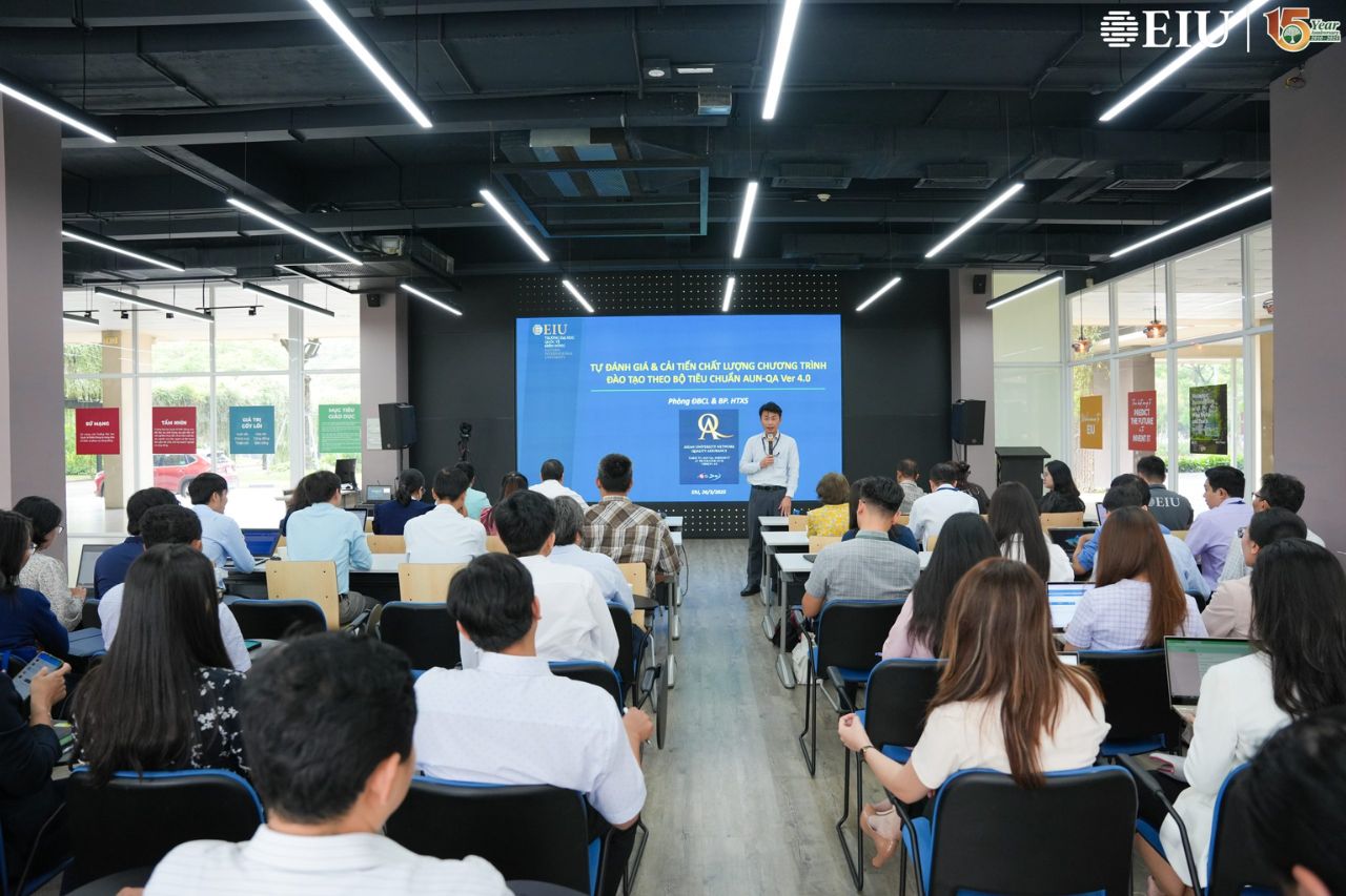 Tập huấn đánh giá cải tiến theo bộ tiêu chuẩn AUN-QA ver 4.0